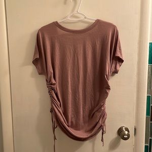 Forever 21 ruched top, Orchid color, New with tags, xs